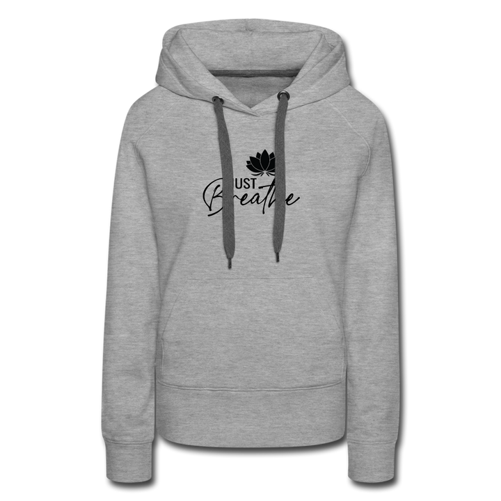 Hoodie - Breathe - heather grey