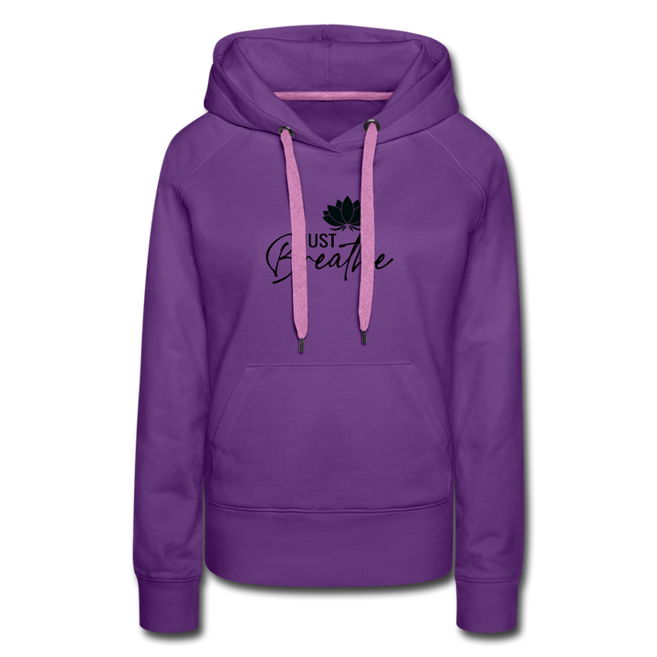 Hoodie - Breathe - purple