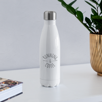 Water Bottle - Coffee - white