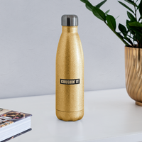 Water Bottle - Crushin - gold glitter