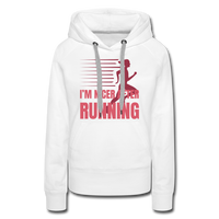 Hoodie - Running - white
