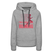 Hoodie - Running - heather grey
