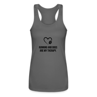 Women’s Performance Racerback Tank Top - charcoal