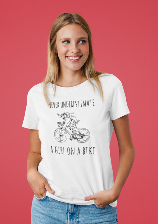 T-Shirt - Girl On A Bike