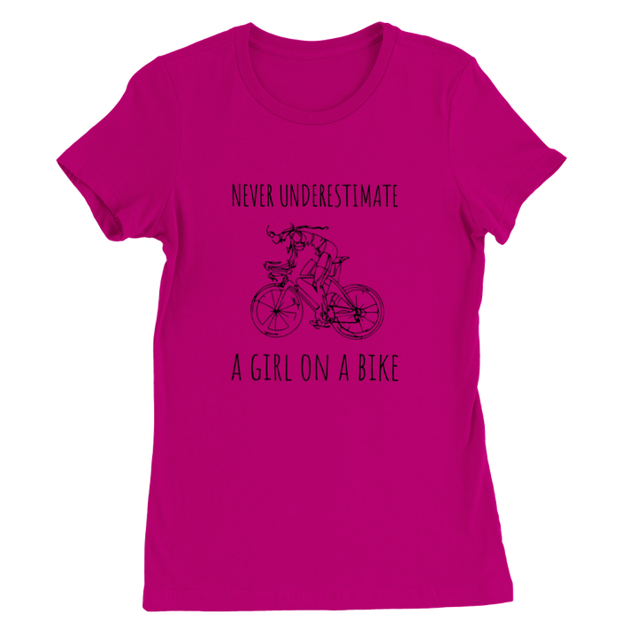 T-Shirt - Girl On A Bike