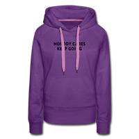 Hoodie - Nobody - purple