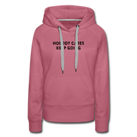 Hoodie - Nobody - mauve