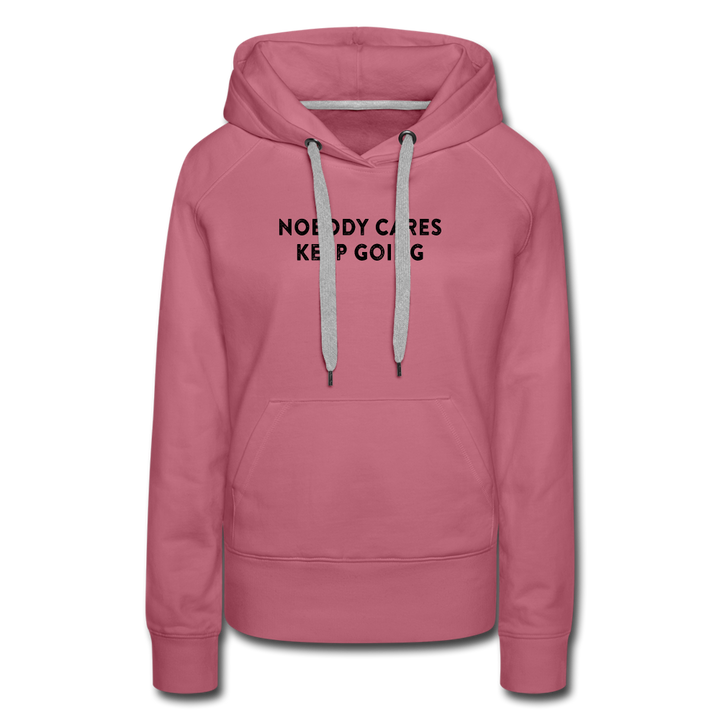 Hoodie - Nobody - mauve