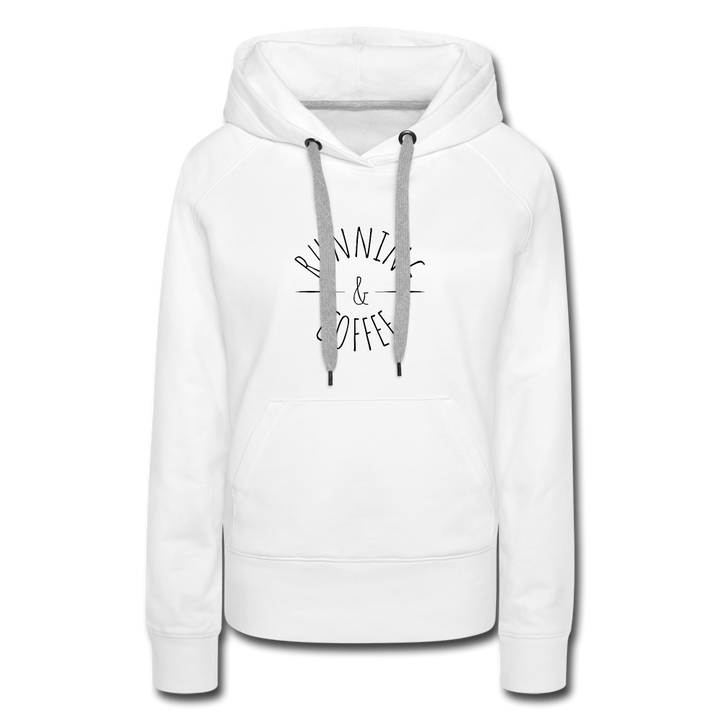 Hoodie - Coffee - white