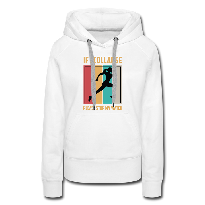 Hoodie - Collapse - white