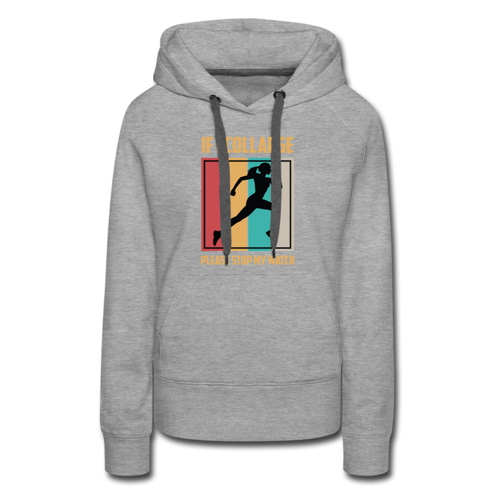 Hoodie - Collapse - heather grey