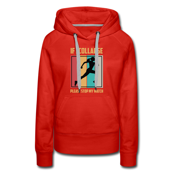 Hoodie - Collapse - red