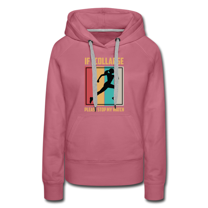 Hoodie - Collapse - mauve