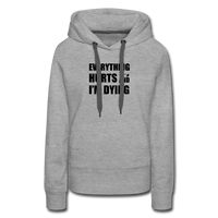 Hoodie - Everything - heather grey