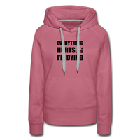 Hoodie - Everything - mauve