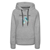 Hoodie - Live - heather grey