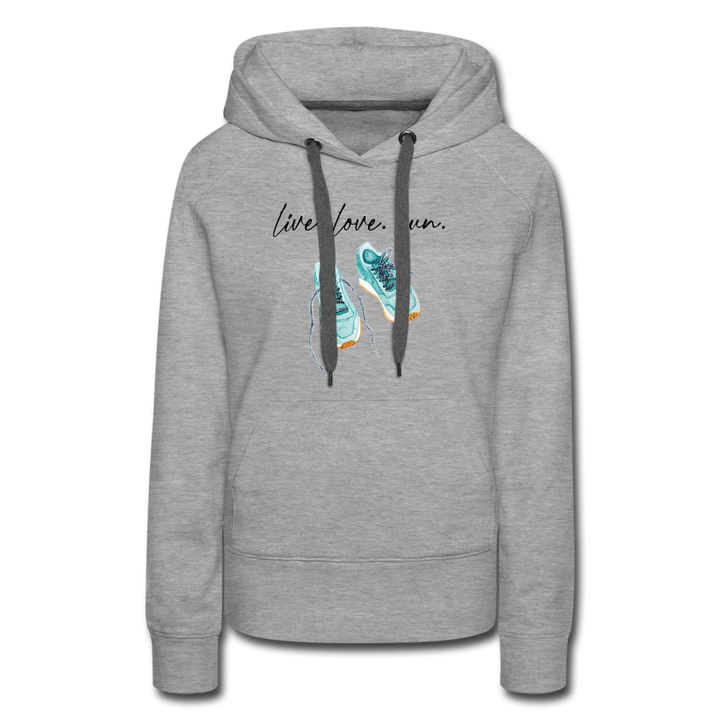 Hoodie - Live - heather grey