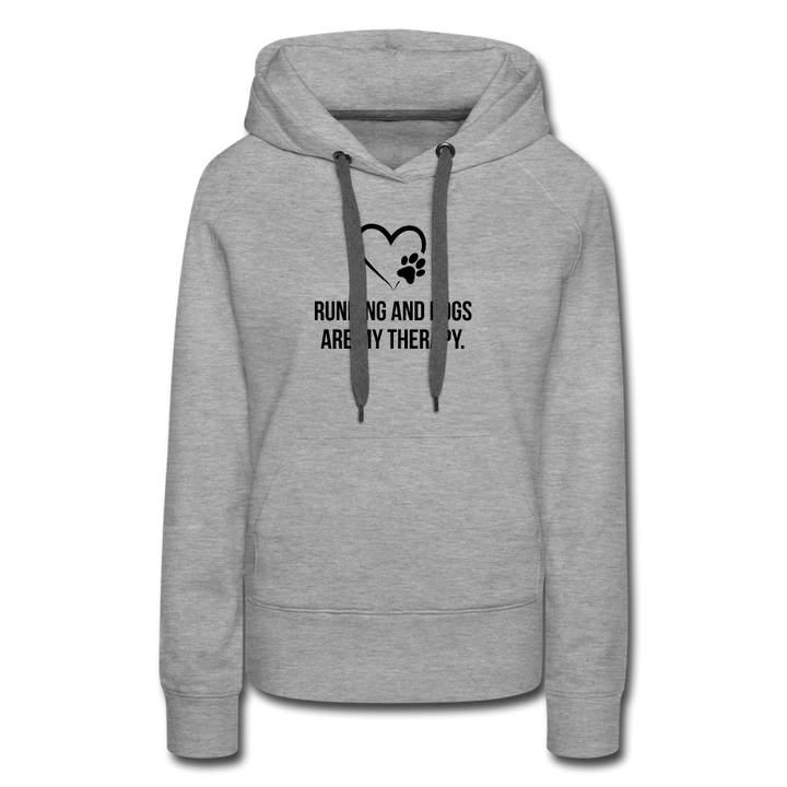 Hoodie - Therapy - heather grey