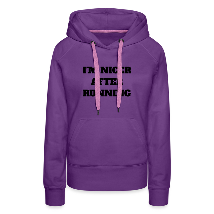 Hoodie - Running - purple