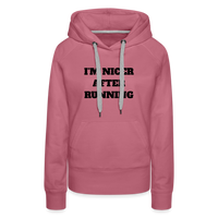 Hoodie - Running - mauve