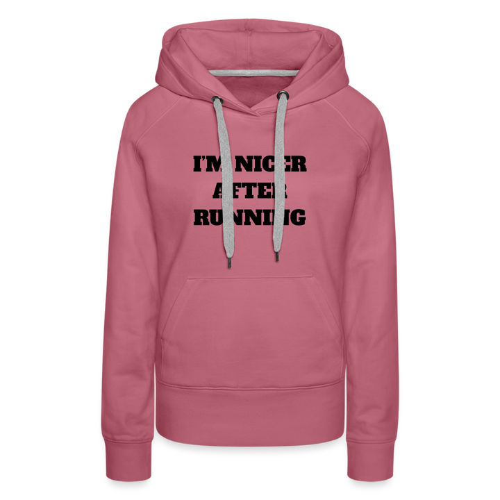 Hoodie - Running - mauve