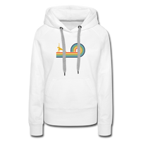 Hoodie - Rainbow - white