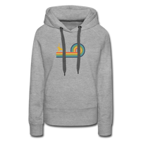 Hoodie - Rainbow - heather grey