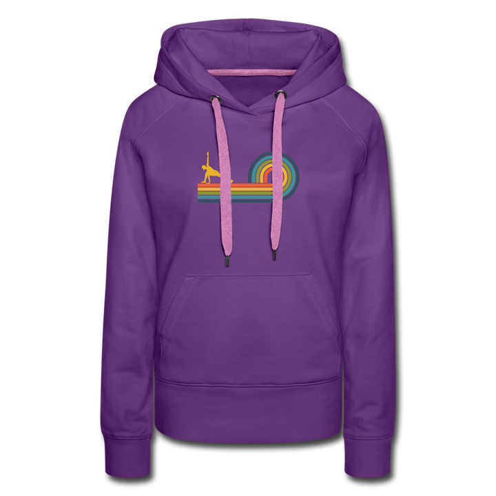 Hoodie - Rainbow - purple