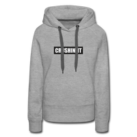 Hoodie - Crushin - heather grey