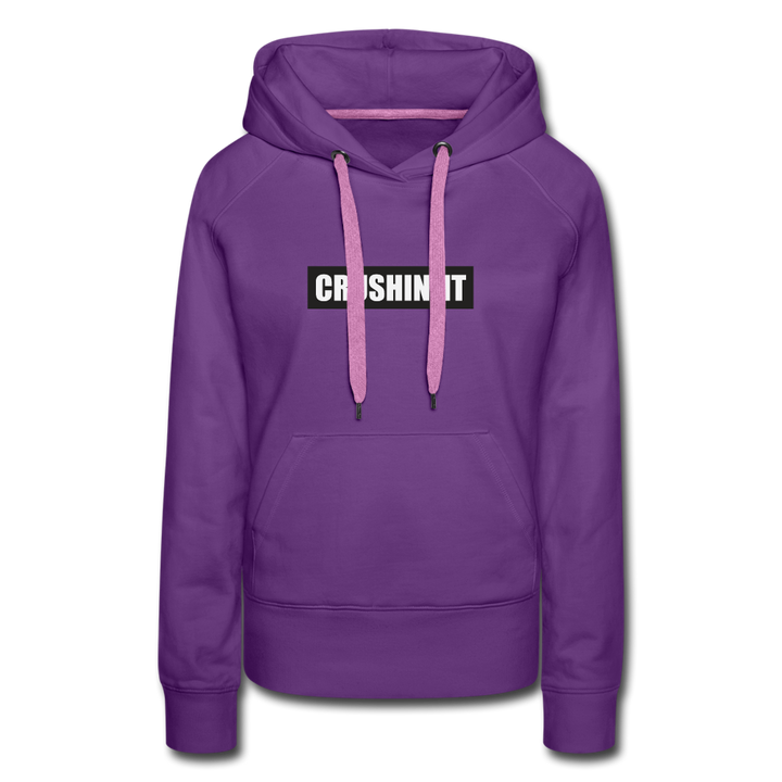 Hoodie - Crushin - purple