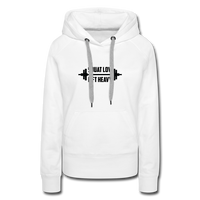 Hoodie - Squat - white