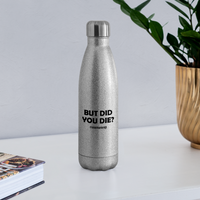 Water Bottle - Rep - silver glitter