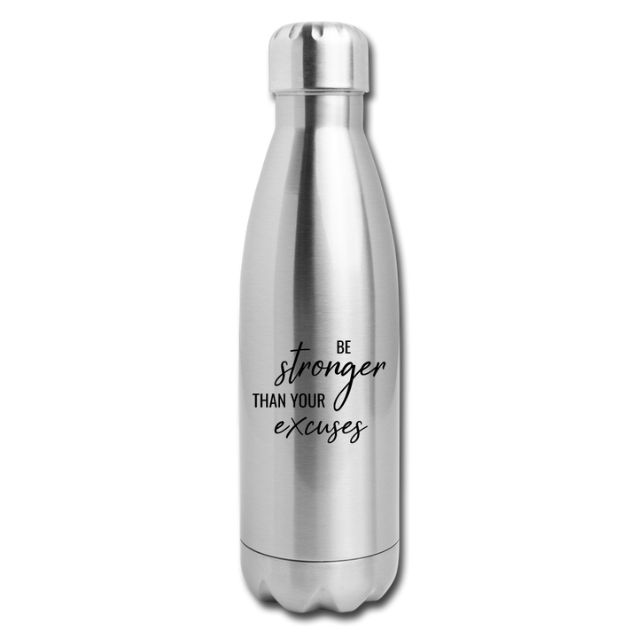 Water Bottle - Stronger - silver