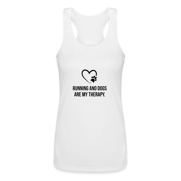 Women’s Performance Racerback Tank Top - white