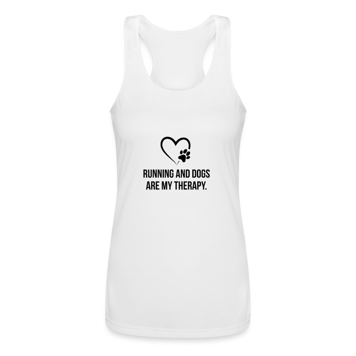 Women’s Performance Racerback Tank Top - white