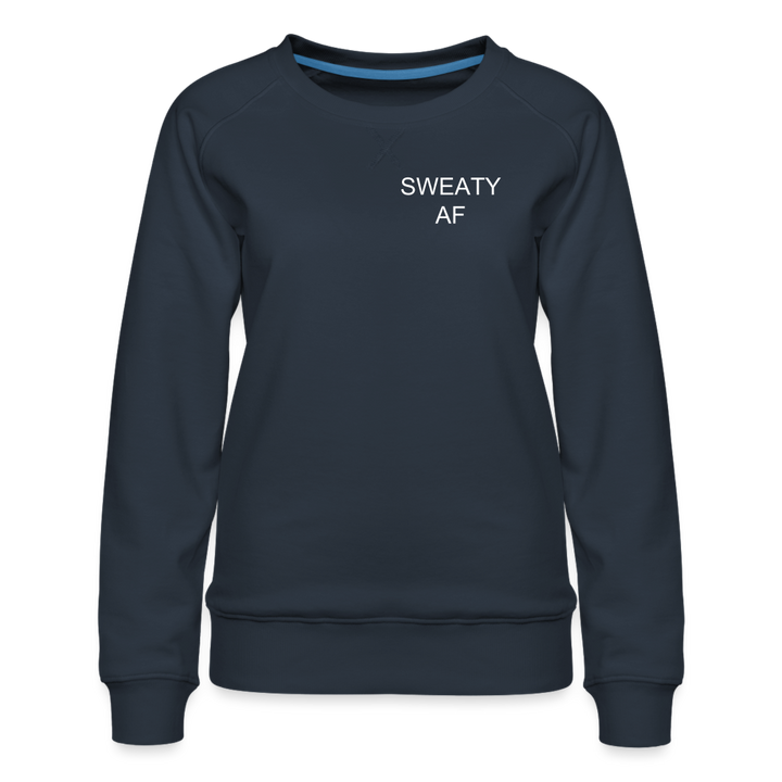 Sweatshirt - Sweaty AF - navy